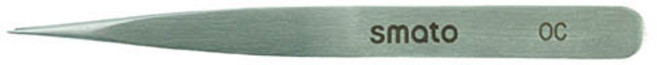 스마토 핀셋 정전기방지 스테인리스스틸 라운드핀셋 곡선팁, OC (90MM), 1개