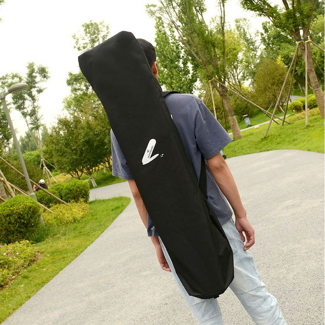 大魚板/陸地衝浪板 附滑板包, 1個, 黑色長板 升級版