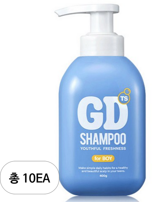 TS 지디 청소년 비듬 샴푸 보이, 400g, 10개