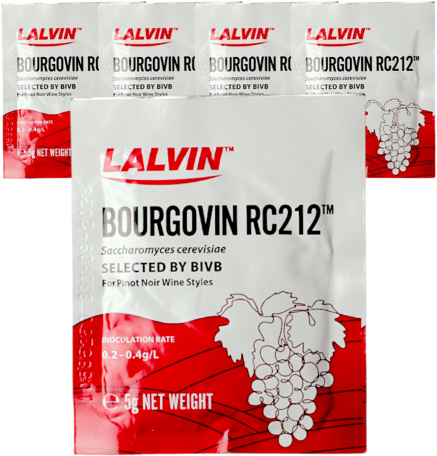 라빈 LALVIN RC212(5g) 5개 와인 미드 막걸리 샴페인 효모