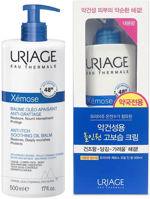유리아쥬 제모스 오일인밤 500ml 올인원 고보습 크림, 1개 - 쿠팡