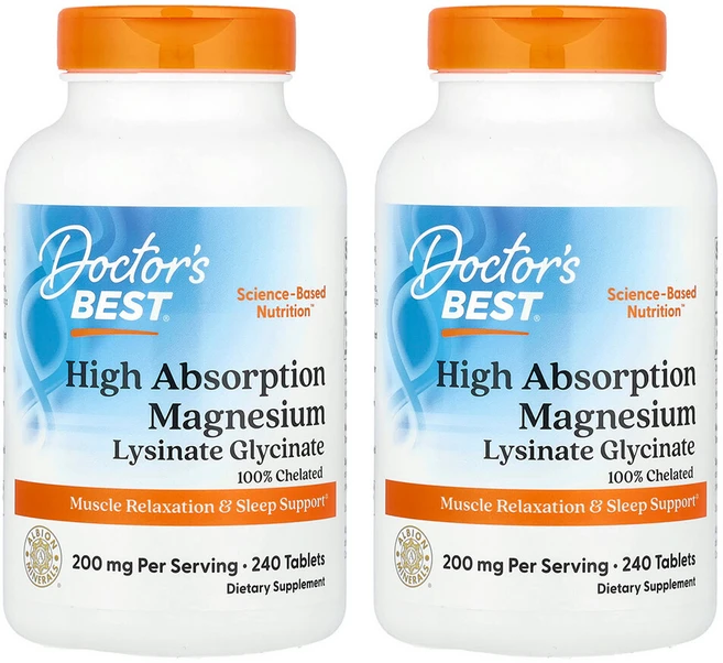 닥터스베스트 2개X 고흡수 마그네슘 200mg(1정당 100mg) 240정, DRB00087-2, 2개 - 쿠팡