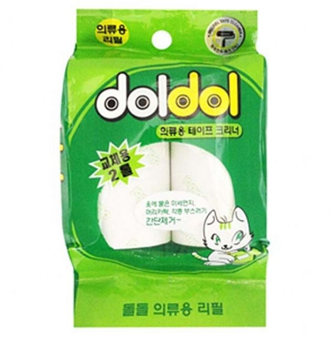 돌돌의류용테이프크리너리필2P(10x10), 1개