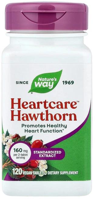 네이처스웨이 HeartCare 산사나무 160mg 120정(1정당 80mg), 120정, 1개 - 쿠팡