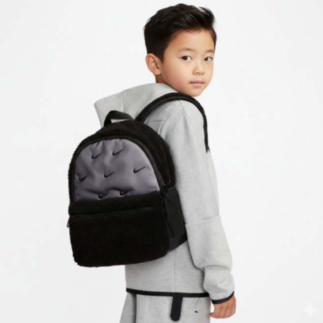 나이키 매장정품 새학기 키즈 주니어 블랙 미니 데일리 백팩 외출용 등원용 학원용 가방