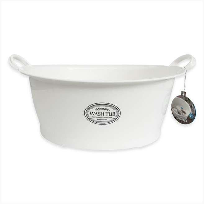 일본 이노마타 물빠짐 대야 12L 마미 워시텁 (no.3113) 손빨래 배수구캡 반려견목욕, 1개