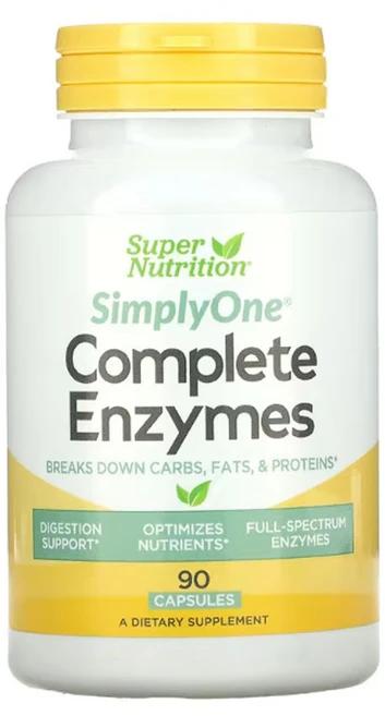 슈퍼뉴트리션 SimplyOne 완전한 효소 90캡슐, 1개, 90정 - 쿠팡