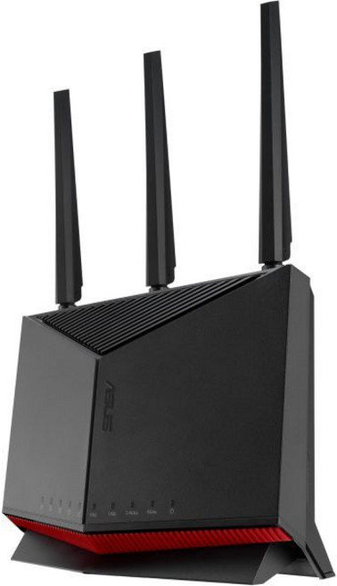 ASUS RT-AX86U Pro (AX5700) 듀얼 밴드 WiFi 6 확장형 게이밍 라우터 2.5G 포트 모바일 게임 모드 포트 포워딩 구독 없는 네트워크 보안 VP, WiFi 7 | BE6800 | 10G Port, 1개