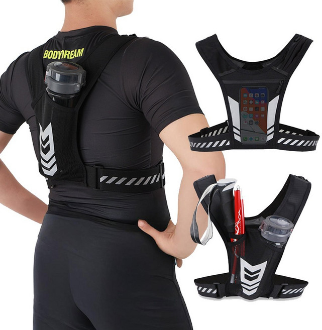 초경량 메쉬 블레오 트레일러닝 밴드 조끼 베스트, 1개