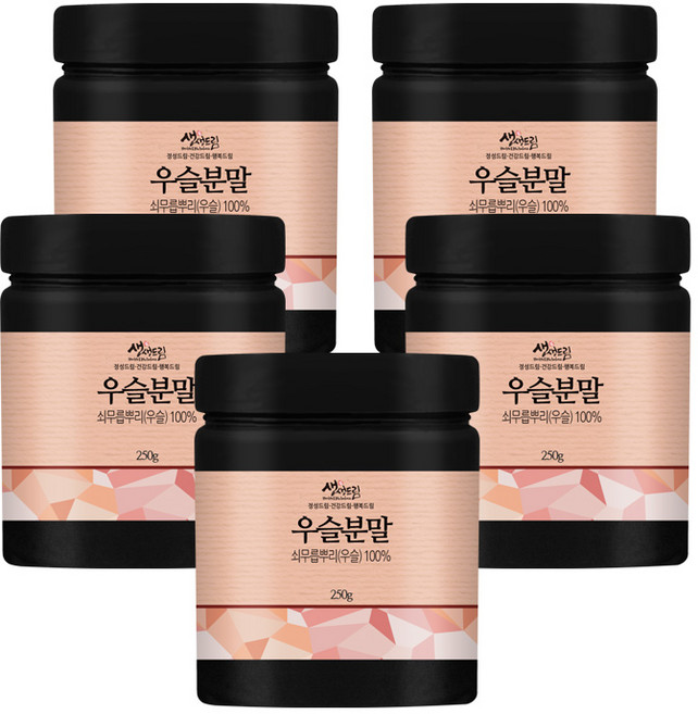 우슬분말 가루 250g x 5 국산 국내산, 5개