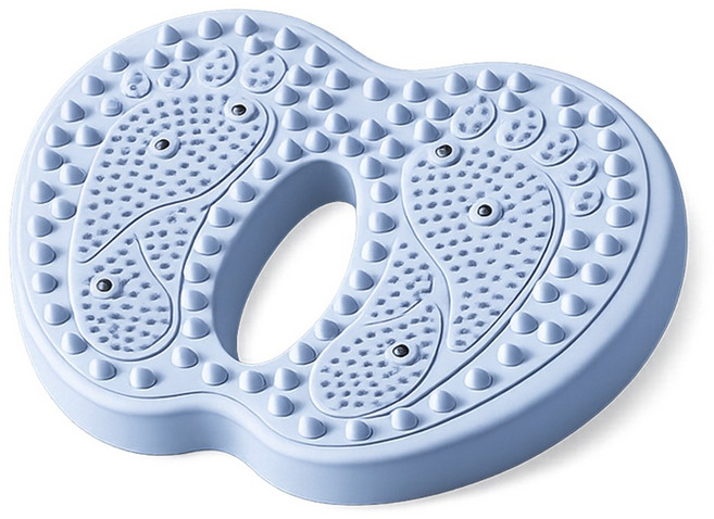 이칠가게 발지압 스텝퍼 당지압 요법 붓기 개선 지압 발 지압판, 블루, 1개