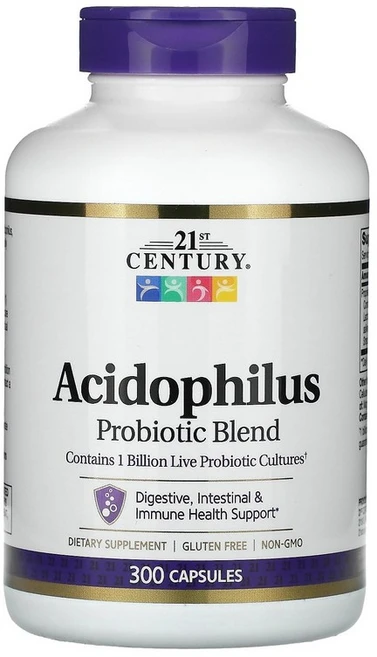 21st Century Acidophilus Probiotic Blend 300 Capsules, 300정, 1개 - 쿠팡