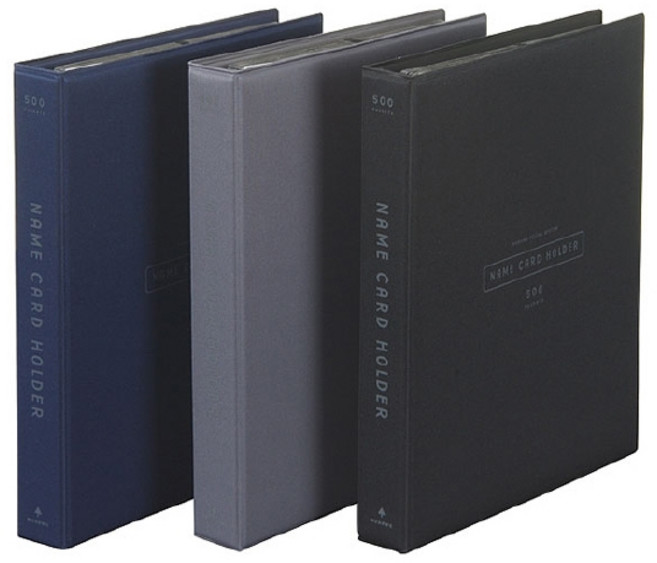 [인터탑] 문화산업 A200/A300/A400/A500 실키 명함첩 1개, A400, 흑색(1개)