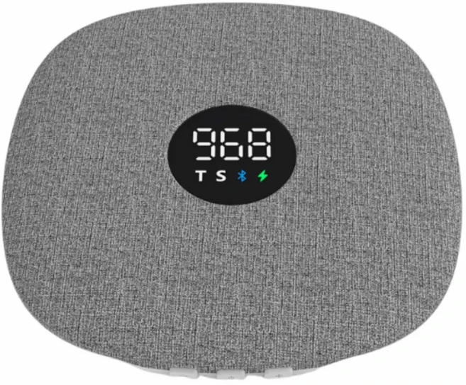 블루투스 5.4 베개 아래 스피커 수면 보조기 뼈 전도 사운드 머신 TF 카드 지원 초슬림, 01 Grey