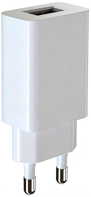 라온누리 10W 1포트 USB 충전기 어댑터 초고속 멀티 충전기 5V 2A, 화이트, 1개