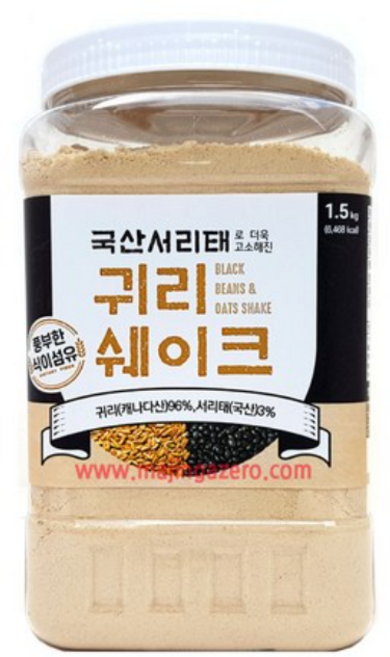 태광선식 국산서리태로 더욱 고소해진 귀리쉐이크, 1.5kg, 1개