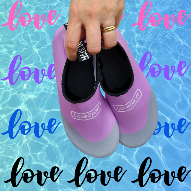 LOVE 커플 아쿠아슈즈 초경량 워터슈즈 물놀이 신발