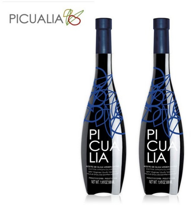 (2병) 피쿠알리아 프리미엄 레세르바 피쿠알 엑스트라버진 올리브오일 500ml, 기본, 2개