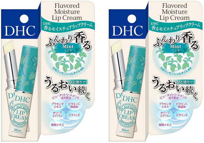 DHC 香氛保濕護唇霜, 薄荷綠, 2個
