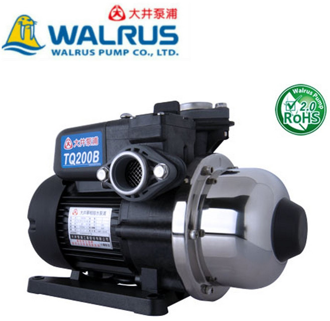 大井 WALRUS 電子流控恆壓泵浦 TQ200B 1/4HP 加壓馬達, 1個