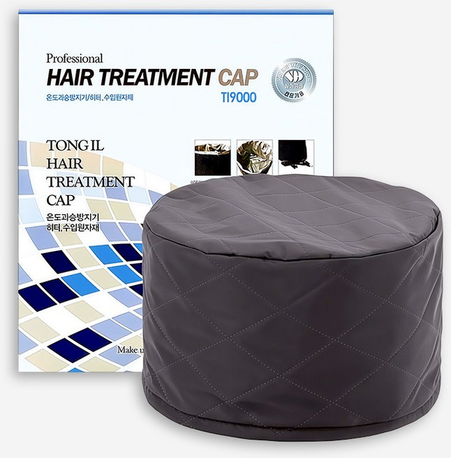 삼화 속성 파마전기모자 헤어트리트먼트 캡 TI-9000 (외겹), 2개, 블랙