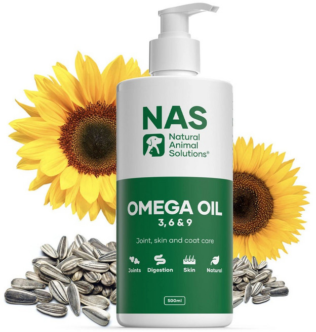 NAS Natural Animal Solutions Omega Oil 3 6 & 9 貓咪專用鱈魚肝油, 1個, 貓咪專用 鱈魚肝油, 200ml, 皮膚/毛髮健康
