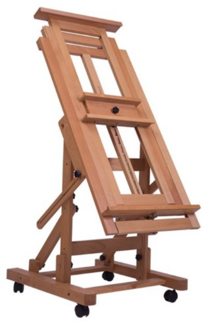 초대형 원목 이젤 나무 대형 원목 이동식 바퀴달린 기울기조절