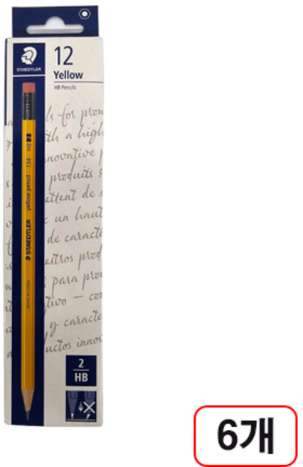 스테들러)연필 134(HB/12개입) 6다스