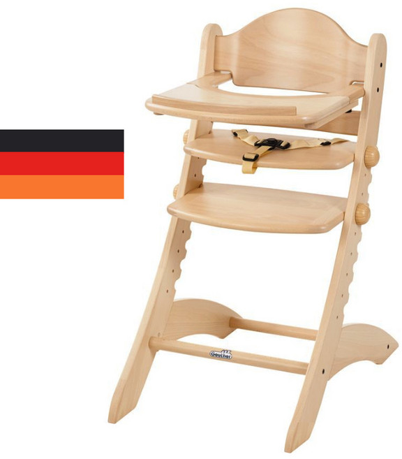 고이터 하이체어 스윙 (너도밤나무 유아식탁의자 아기식당의자 원목유아의자 독일 geuther)