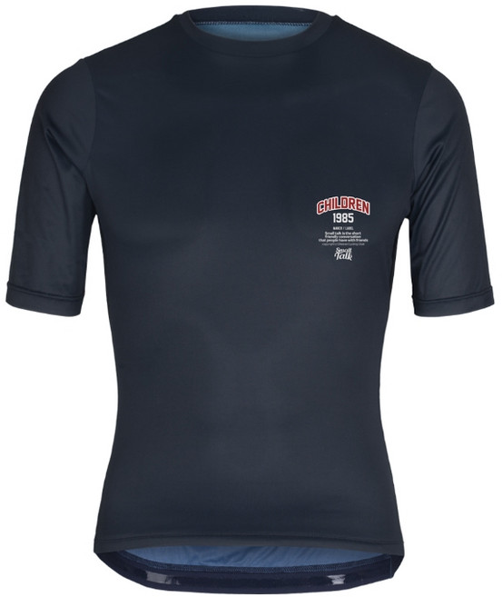 치즈사이클링 남여공용 칠드런 트레일 져지 네이비 티셔츠 반팔 상의 로드 바이크 자전거