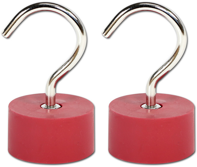 비전 고리 자석 초강력 고무 홀더 45mm 2개