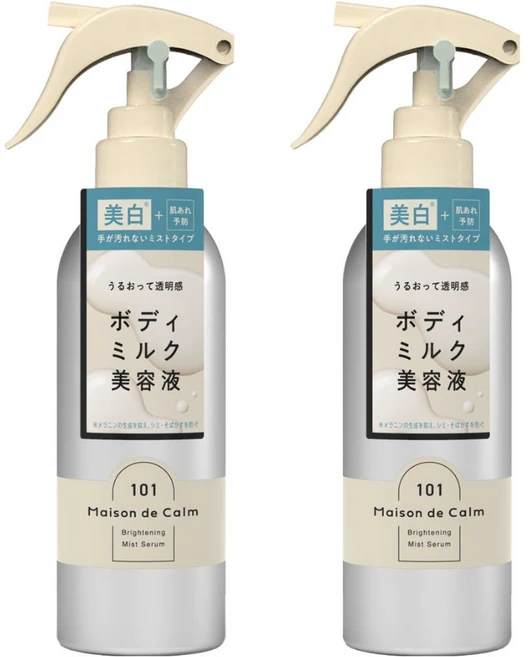 나리스업 메종 드 캄 브라이트닝 바디 밀크 미스트 세럼 화이트티향, 2개, 200ml - 쿠팡