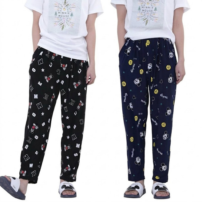 디즈니 남녀 아이스 바지 2장 세트 DB158