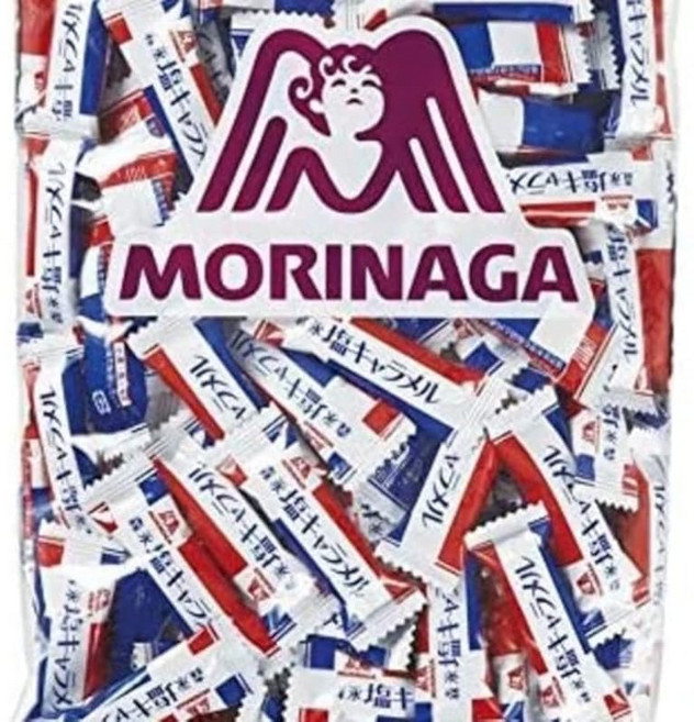 모리나가제과 소금 캐러멜 카라멜 일본사탕 대용량 557g, 1g, 1개