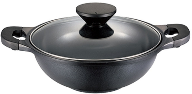 PN풍년 펄블랙 양수냄비 [PPBC-24C] 24cm 인덕션 주물냄비, 1개