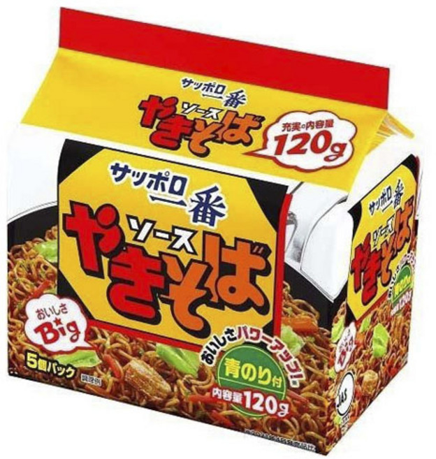 삿포로이치방 소스 야끼소바 5개입, 2개