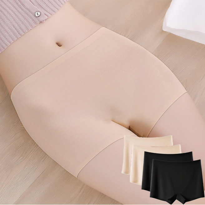 소플리 심리스 여성 사각팬티 드로즈 4p