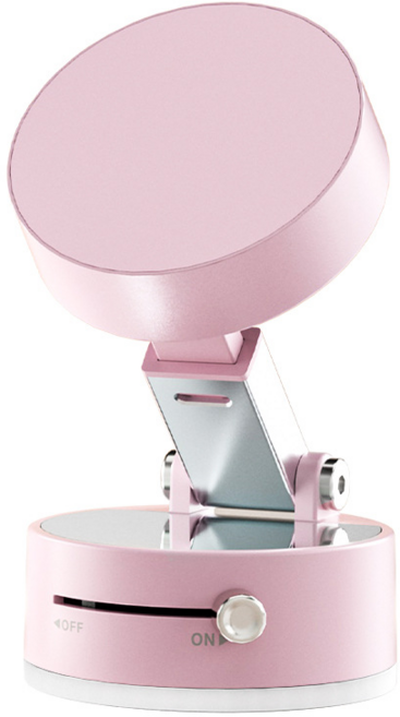 에어락 리프트 맥세이프 차량용 휴대폰 핸드폰 진공 흡착 자석 거치대, 핑크