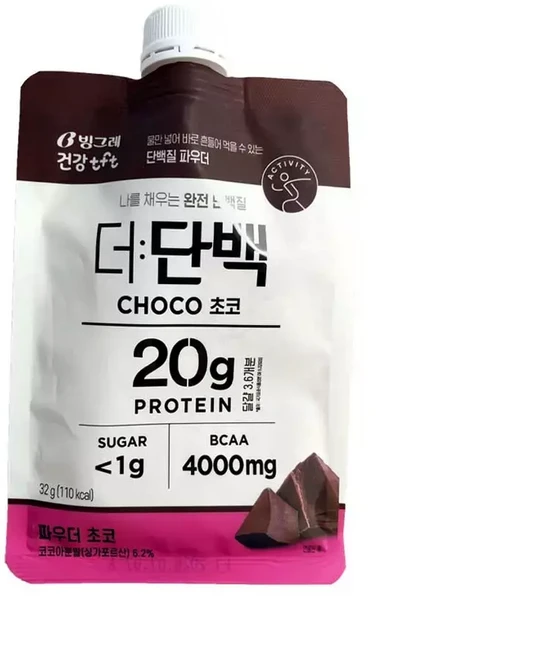 빙그레 더단백 파우더 단백질 쉐이크 초코 x 14개입, 31g, 1개