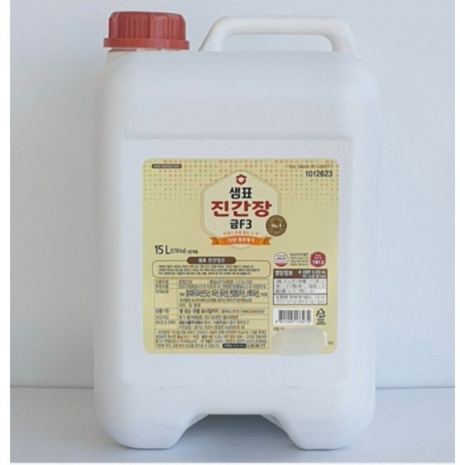 [청년푸드]샘표 금f3 진간장 15L, 1개