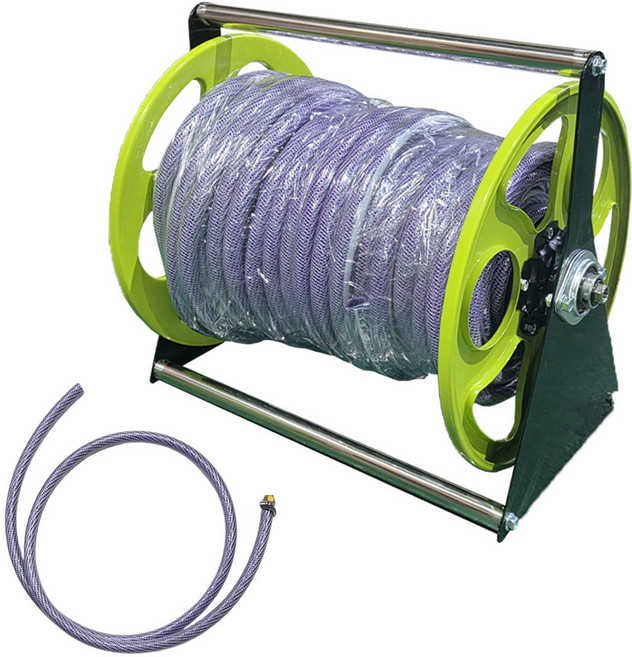 대덕테크 베어링 호스릴(대) 16mm 50m 수도꼭지 연결용 물 호스 워터릴 릴호스, 단일, 1개