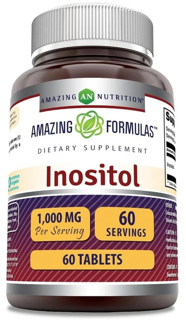 어메이징뉴트리션 이노시톨 1000mg 60정, 1개 - 쿠팡