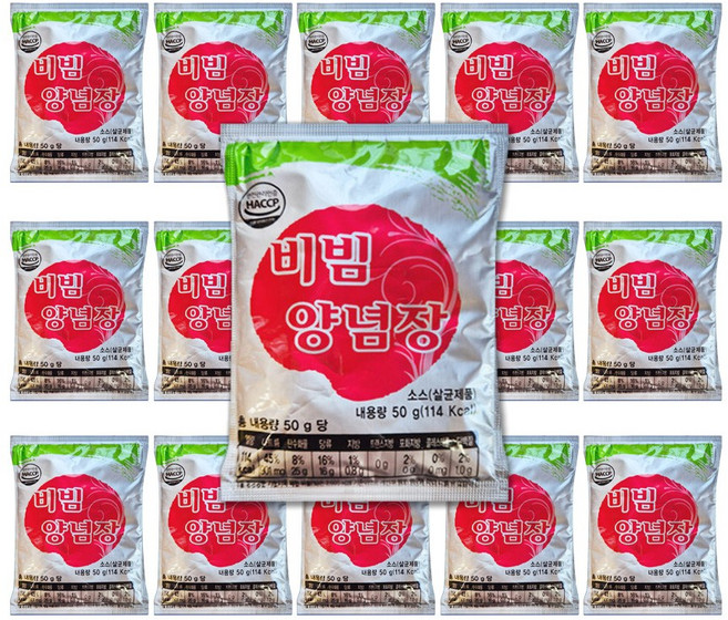 오정동 냉면 비빔장, 30개, 50g