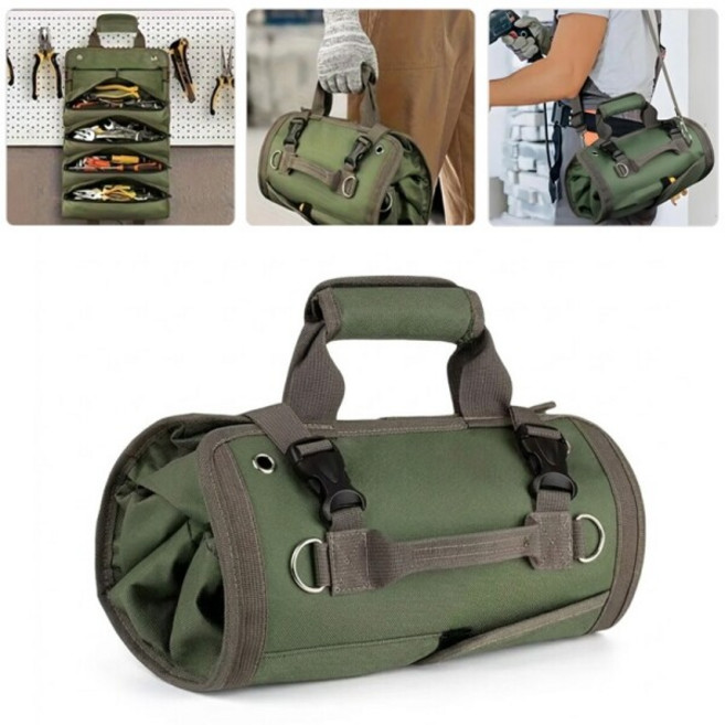 롤업 공구 가방 툴백 데일리 크로스백, 1개