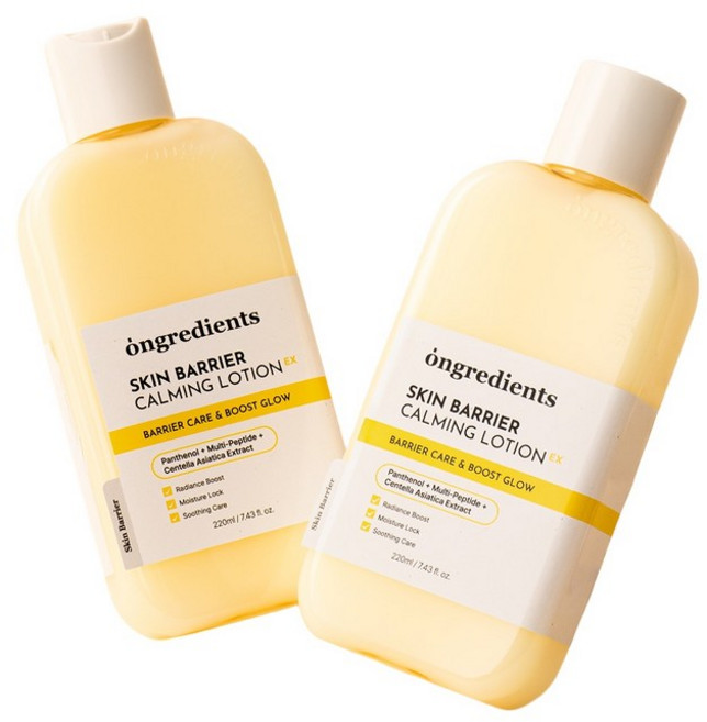 [라운지 단독] [1+1] 온그리디언츠 스킨 베리어 카밍 로션 이엑스 220ml 2개