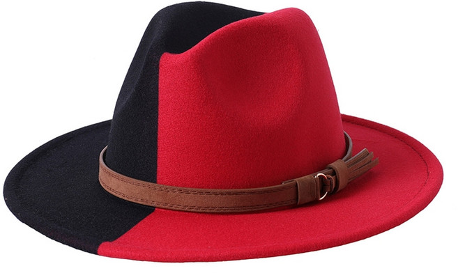 빈티지 페도라 모자 여성 남성 펠트 여성 카우보이 모자 파티 색상과 웨스턴 스타일의 탑 보닛 남성 코스프레 모자