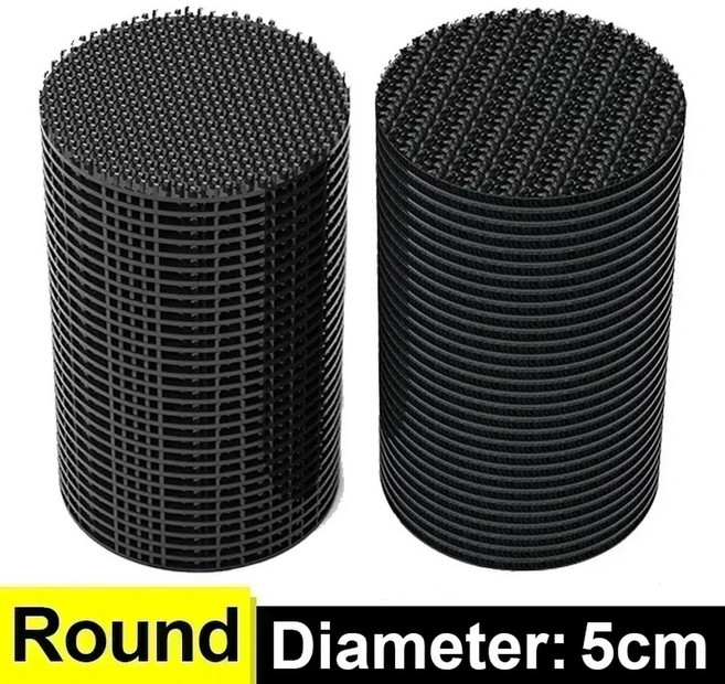 카펫 패드 대시 보드 매트에 대 한 자동차 양면 고정 스티커 높은 패치 바닥 매트 미끄럼 방지 그립 테이프, 5pairs, Round