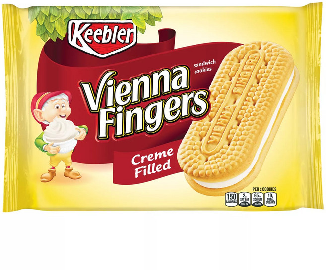 [미국직배송]키블러 비엔나 핑거 샌드위치 쿠키 340g Keebler Vienna Fingers Sandwich Cookies, 1개