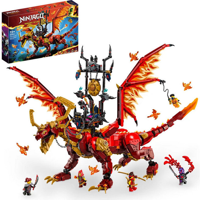 코코핑크 닌자고 근원의 모션 드래곤 호환 블럭 피규어, 1세트