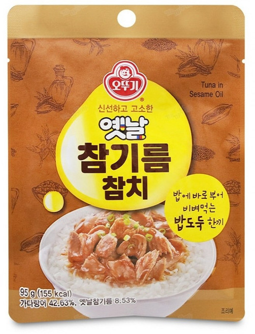 오뚜기참기름참치, 1개, 95g